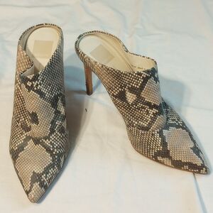 Snake Print Dolce Vita Stiletto Heels